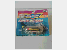 1990 vintage galoob micro machines ship in a bottl